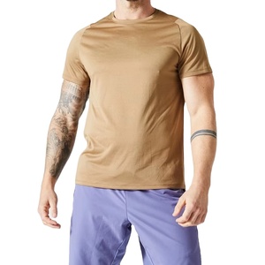 T-shirts décontractés pour hommes, 100% coton, coupe classique, respirants, manches courtes, 200g, logo sur le devant - Product Image 1