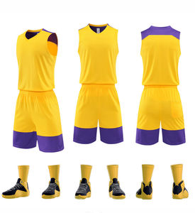 Uniforme de Baloncesto sin Mangas para Hombre, al por Mayor, 100% Poliéster, Suave al Tacto, Ligero, Transpirable, Ecológico y de Secado Rápido - Product Image 2