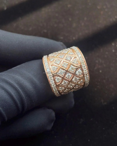 925 <b>Sterling</b> <b>Silver</b> Rhodium Plated Pave <b>Set</b> Moissanite Cluster <b>Ring</b> for Women Men Unisex Wedding Engagement Anniversary Gift - Product Image 4