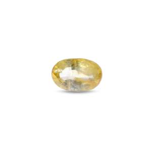 3 Carat Oval Cut Yellow Sapphire Loose Gemstone for Fine Jewelry - Product Image 1