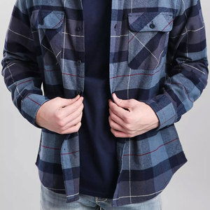Custom Casual <b>Flannel</b> <b>Shirt</b> <b>Men</b> 100% Cotton Full Sleeve Turn Collar Breathable Quick Dry Anti-Wrinkle Oversized Adult Autumn - Product Image 3