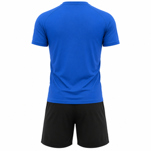 Ensemble de vêtements de sport pour homme, t-shirt de course et short athlétique, vêtements de sport, fitness, entraînement en salle de sport, entraînement, maille légère, simple, devant en mesh - Product Image 2
