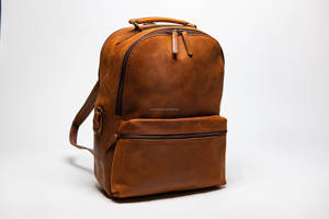 Mochila de Cuero Genuino con Logotipo Personalizado para Hombre, Bolso para Portátil de Cuero Real Vintage, Impermeable, Mochila de Viaje al por Mayor LBK-0121 - Product Image 4
