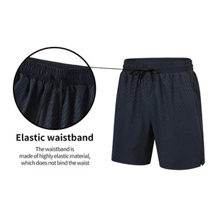 กางเกงขาสั้นออกกำลังกายแบบยูนิเซ็กซ์สั่งทำได้ ระบายอากาศได้ดี สวมใส่สบาย เหมาะสำหรับวิ่งและออกกำลังกาย ชุดกีฬาลำลองสำหรับผู้ชาย - Product Image 4