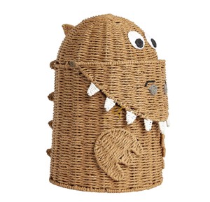 Wholesale Dinosaur Seagrass <b>Storage</b> <b>Basket</b> Open Mouth <b>Wicker</b> Kids Toy Organizer Bin Nursery Clothes <b>Storage</b> Hamper - Product Image 4