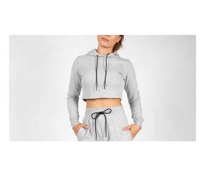 Sweat-shirt à capuche personnalisé pour femmes Sweat-shirts à capuche décontractés pour femmes Pull-over recadrée Sweat à capuche surdimensionné - Product Image 5