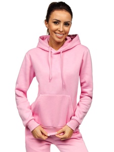Light Pink Custom Sweat Sets for Ladies <b>Women's</b> Plus Size Heavyweight Hoodie <b>Sweatpants</b> Eco-Friendly Winter Clothing Two Piece - Product Image 4