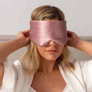 Protects <b>Eyes</b> During <b>Sleep</b> Lightweight Silk <b>Eye</b> <b>Cover</b> <b>for</b> Women Travel Home <b>Sleep</b> Use Customized - Product Image 2