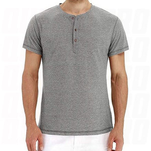 Camiseta Henley Básica de Manga Corta para Hombre, Corte Ajustado, 2026, Casual, de Alta Calidad, Estampada, Premium, Ligera - Product Image 6