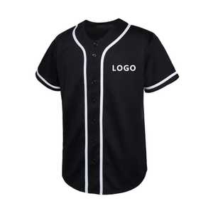 Camiseta de Béisbol de Manga Corta, Color Sólido, Cierre de Botones, Transpirable, Poliéster, Corte Regular, Unisex para Adultos, Secado Rápido, Personalizable, Deportiva - Product Image 5