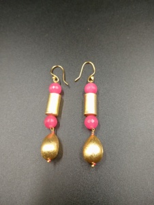 Boucles d'oreilles pendantes plaquées or, perles d'imitation, forme goutte d'eau, style classique, bijoux de mariage pour femme, sertissage clos - Product Image 2