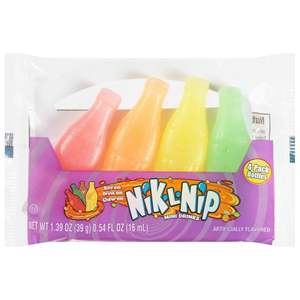 Nik-L-Nip Mini Caramelos de Cera en Botella, Sabor Frutas, Retro, Dulces y Masticables para Niños, Aperitivo Divertido para Fiestas, Venta al por Mayor, ¡Gran Oferta! - Product Image 3
