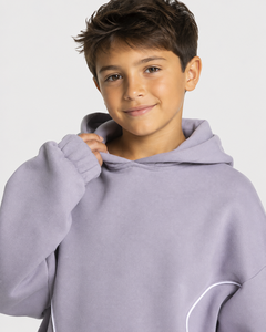 Kid Boys Contrast Line Tracksuit Custom Boys Tracksuit Manufacturer Bulk Boys Jogger Hoodie <b>Set</b> Wholesale Kid Boys Streetwear - Product Image 3