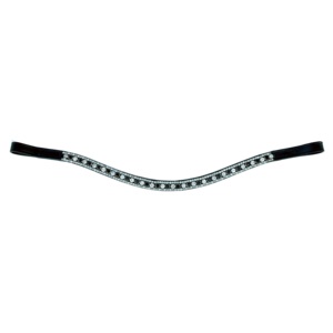 Suministro al por mayor de bandas para la frente de caballo de cuero con cuentas de cristal transparente, adecuadas para todas las razas de caballos, disponibles en grandes cantidades. - Product Image 5