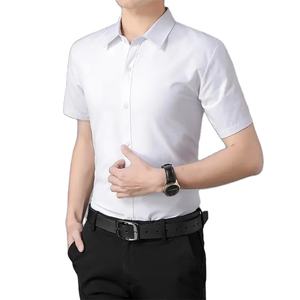 เสื้อเชิ้ตแขนสั้นผู้ชายแฟชั่นใหม่ ผ้าฝ้าย 100% กันยับ สไตล์ลำลอง ขายดี ราคาถูก ขายส่ง รับผลิตตามแบบ OEM - Product Image 4