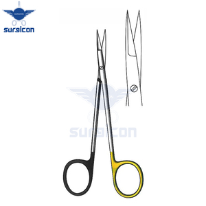 กรรไกรผ่าตัด Knapp ขนาด 12 ซม. / 4-3/4 นิ้ว ใบมีดตรงคม ใบมีดหยักแบบ Super Cut TC ผลิตจากสแตนเลสเกรดพรีเมียม - Product Image 6