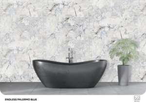 Azulejos de porcelana elegantes de alta gama con superficie adhesiva, tamaño 600x1200, formato grande para diseño de interiores moderno. - Product Image 2