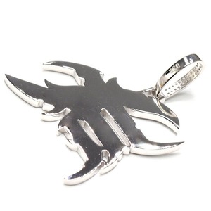 Splendid Gift Jewelry - Colgante con Letra S Plateada en Plata con Cristales de Estrás, Estilo Hiphop, Unisex - Product Image 2
