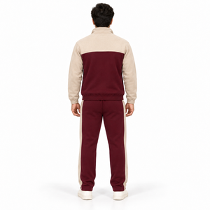 Ensemble deux pièces haut de gamme en molleton épais délavé à l'acide, comprenant un sweat à capuche et un pantalon de jogging, pour l'hiver, le streetwear, l'entraînement sportif et les loisirs, personnalisable - Product Image 3