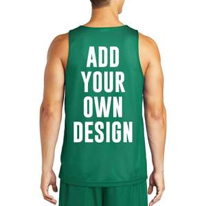 2025 Hombres St500 Impresión personalizada Logo Imagen Textos Malla Camisetas sin mangas reversibles - Product Image 2