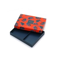 Coffret Cadeau de Voyage Élégant 2 Pièces – Boîtes Rigides en Carton avec Couvercle Amovible et Base, et Diviseurs en Papier