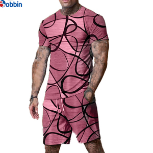 Conjunto unisex de pantalones cortos, ropa de diseñador para hombre, impresión digital, poliéster, conjunto de 2 piezas, conjunto deportivo para hombre, camiseta y pantalones cortos para gimnasio. - Product Image 4