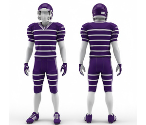 Uniforme de Fútbol Americano Elite, Ropa Deportiva con Sublimación Completa, Conjunto de Fútbol para Equipo |   Ropa Deportiva Transpirable de Poliéster - Product Image 1