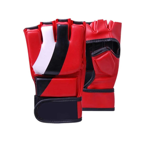 Guantes de Boxeo MMA de Cuero Talla Grande con Logotipos Personalizados, Cierre de Velcro que Absorbe la Humedad - Precios Razonables - Product Image 1