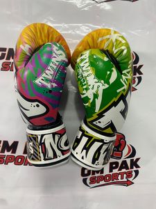 นวมชกมวยไทยแบบตีนตุ๊กแก รุ่น New Twins หลายสี หนังวัวแท้ 100% - Product Image 3