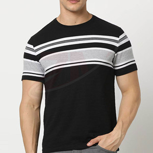 Camisetas negras para hombre al por mayor, personalizadas, casuales, unisex, tallas grandes, nueva colección, recién llegadas - Product Image 1