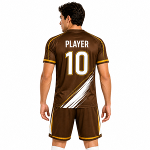Professional <b>Soccer</b> Kit Set for Men and Youth, Breathable Athletic Jersey and Shorts, Perfect for Football Training Matches - Product Image 4