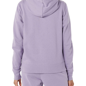 Sudadera con capucha de algodón para mujer, con cremallera completa frontal, forro polar cálido, informal, de invierno, con logo, personalizable, venta al por mayor, ¡la más vendida! - Product Image 3