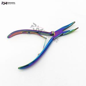 Pince à extensions capillaires micro-anneaux RMI professionnelle en acier inoxydable de haute qualité et durable, couleur personnalisable - Product Image 5