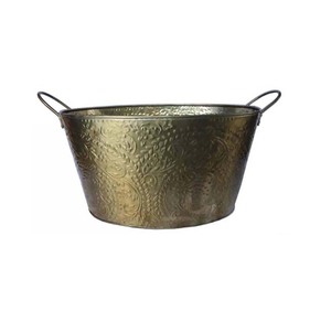 Elegant Embossed <b>Drink</b> <b>Cooler</b> Tub for Special Occasions and Event Decoration - Product Image 1