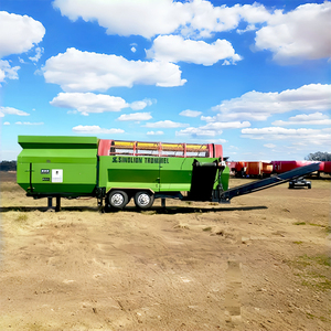 Duurzame, zware mobiele trommelzeef, composttrommelzeef 90-150tph voor verwerking van grond en compost - Product Image 1