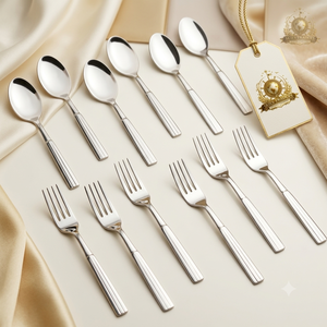 Ensemble de couteaux et cuillères à steak en acier inoxydable de qualité supérieure, finition miroir, couverts de luxe, vaisselle pour hôtel et restaurant - Product Image 4