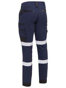 Pantalon de travail réfléchissant haute visibilité pour homme, respirant, en polyester, idéal pour la construction - Product Image 4
