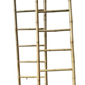 Fabrication au Vietnam Échelle à serviettes en bambou naturel Minimaliste Salle de bain & Hôtel Organisateur Rack - Product Image 4