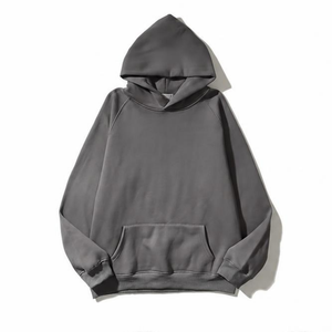 Sweat-shirts d'hiver basiques personnalisables avec LOGO – Hoodie pull oversize pour homme, couleur unie, grandes tailles, 480 g/m², brodé, 100 % coton molletonné - Product Image 1