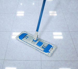 Serpillère plate en microfibre type B (largeur 43 cm) légère (<2 kg) tissu de serpillère durable taux de déshydratation de 60 à 70 % absorption rapide (<10 s) - Product Image 2