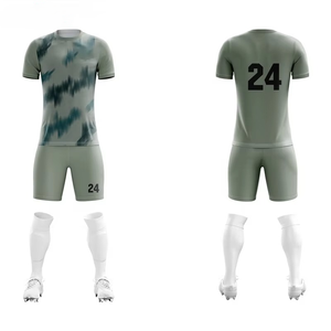 Alibaba Supplier Custom Sublimation <b>Soccer</b> Jerseys 100% Polyester Breathable Quick Dry Short Sleeve Custom Logo & Team Names - Product Image 1