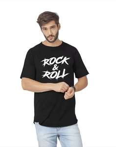 Camisetas de Hombre al por Mayor, Nuevo Diseño, Transpirables, Estilo Urbano, Elásticas, Personalizadas con Estampado Puff, Corte Ajustado, de Algodón - Product Image 1