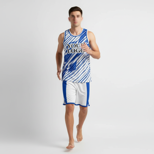 Tenue de basketball personnalisée, maillot de basketball respirant et réversible, ensemble uniforme de basketball 100% polyester - Product Image 4