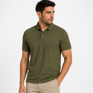 Polo homme premium conçu pour un style décontracté et sportif, tissu léger, texture douce, idéal pour l'été, confortable à porter. - Product Image 1