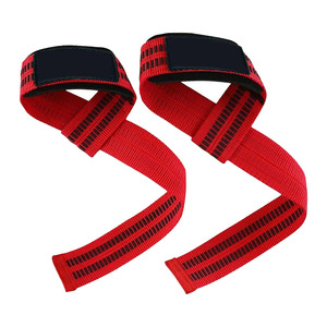 Sangles de levage en toile de coton pour exercices de force, support sécurisé pour les poignets lors de séances d'entraînement avec barre de musculation lourde - Product Image 4