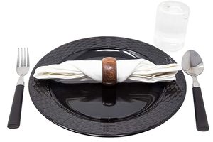 Premium Wooden Napkin <b>Ring</b> <b>Cheap</b> Rate Elegant Napkin Holder Set for Dining Table Decor and Home Use - Product Image 3