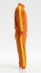 Survêtements d'hiver en molleton respirant imprimé uni, unisexe, avec logo personnalisé, ensemble deux pièces pour l'entraînement sportif et le jogging, vente en gros - Product Image 3