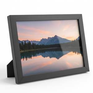 Marco de Fotos de Madera con Acabado Natural, Marco de Madera Sólida para Decoración del Hogar u Oficina - Product Image 6