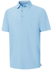 Camisas de Manga Corta para Hombre, Tejido Waffle, Secado Rápido, Absorción de Humedad, Formales, Deportivas, con Cuello, 100% Algodón, Color Sólido, Logotipo Personalizado - Product Image 3