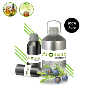 Huile essentielle de baies de genévrier Aromaaz International 100% pure, distillée à la vapeur, pour tous types de peau - Product Image 4